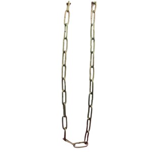 Iron Lock Golden Chain, 6Feet/66.5 Inches | Multipurpose Security for Gates, Cycles, Bikes | Indoor & Outdoor Use | Heavy Duty for Protection and Home Use (1) Iron Lock Golden Chain, 6Feet/66.5 Inches | Multipurpose Security for Gates, Cycles, Bikes | Indoor & Outdoor Use | Heavy Duty for Protection and Home Use (1)