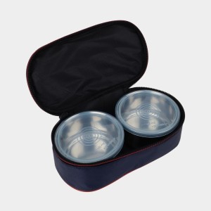Steel Lunch Box, 2 Containers and Bag, 5 X 10 cm, 1Bag, 2 Containers Steel Lunch Box, 2 Containers and Bag, 5 X 10 cm, 1Bag, 2 Containers