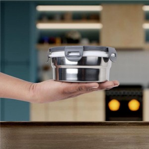 Hitech Sales 700ml Stainless Steel Container – Durable Steel Storage Box for Kitchen, Lunch & Pantry Use Hitech Sales 700ml Stainless Steel Container – Durable Steel Storage Box for Kitchen, Lunch & Pantry Use
