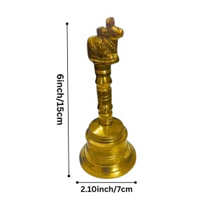 Pure Brass Nandi ghanti design with Trishul | Traditional Pooja Ghanti and Trishul Set for Mandir | Handcrafted Brass Religious Decor for Home, Temple & Festive Rituals (combo of 2) Pure Brass Nandi ghanti design with Trishul | Traditional Pooja Ghanti and Trishul Set for Mandir | Handcrafted Brass Religious Decor for Home, Temple & Festive Rituals (combo of 2)