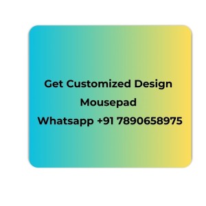 Customized Skyline of Minsk Picture Sublimation Mouse Pad | 8 X 7.5 Inch | Smooth Cloth Surface | Non-Slip Rubber Base | Personalized Mousepad for Laptop & Desktop (F17422)