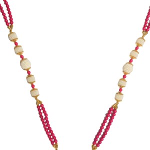 Handmade Multicolor Pearl Moti Mala Garland | 26 inch Decorative Haar for God Idol, Temple & Home Décor Handmade Multicolor Pearl Moti Mala Garland | 26 inch Decorative Haar for God Idol, Temple & Home Décor