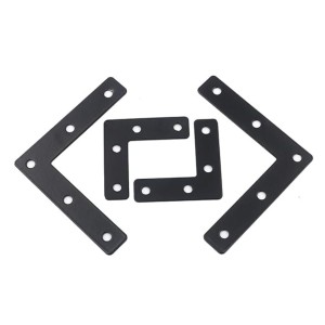 L-Shaped Flat Corner Brackets - Heavy Duty Iron Right Angle Braces with Pre-Drilled Holes for Furniture, Shelving, and Woodworking (Pack of 10) with 40 Screws. L-Shaped Flat Corner Brackets - Heavy Duty Iron Right Angle Braces with Pre-Drilled Holes for Furniture, Shelving, and Woodworking (Pack of 10) with 40 Screws.