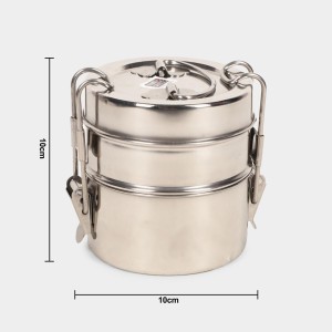 Stainless Steel Lunch Box 1 0 X 10 cm, 2 Containers Stainless Steel Lunch Box 1 0 X 10 cm, 2 Containers
