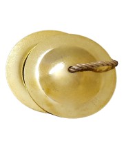 HiTechMart Handcrafted Brass Manjeera – 9cm Indian Classical Musical Instrument for Bhajan, Kirtan, Puja – Traditional Cymbals with Clear, Resonant Sound – 185gm Lightweight with Durable String HiTechMart Handcrafted Brass Manjeera – 9cm Indian Classical Musical Instrument for Bhajan, Kirtan, Puja – Traditional Cymbals with Clear, Resonant Sound – 185gm Lightweight with Durable String