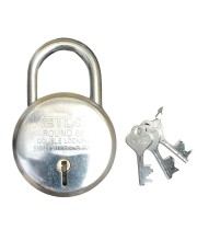 HiTechMart - METLOX Round Padlock 65mm with 8 Steel Levers, Double Locking Mechanism, Heavy Duty Iron Body with 3 Keys – Ideal for Home, Office, and Outdoor Security HiTechMart - METLOX Round Padlock 65mm with 8 Steel Levers, Double Locking Mechanism, Heavy Duty Iron Body with 3 Keys – Ideal for Home, Office, and Outdoor Security