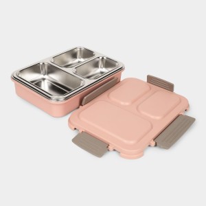 Stainless Steel Lunch Box 6 X 16 X 23 cm (Pack of 1) Stainless Steel Lunch Box 6 X 16 X 23 cm (Pack of 1)