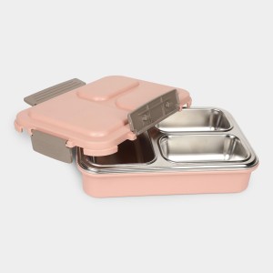Stainless Steel Lunch Box 6 X 16 X 23 cm (Pack of 1) Stainless Steel Lunch Box 6 X 16 X 23 cm (Pack of 1)