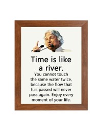 A P J Abdul Kalam & Famous Quote Brown Frame, 12x16InchesInspirational Wall Art for Office, Home DecorIdeal Spiritual Gift
