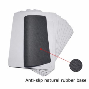 Mouse Pad, Blank White Sublimation Mouse Pad with Anti-Slip Natural Rubber Base, Smooth Surface for Office, Home & Gaming - Pack of 4 Mouse Pad, Blank White Sublimation Mouse Pad with Anti-Slip Natural Rubber Base, Smooth Surface for Office, Home & Gaming - Pack of 4