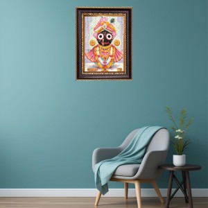Jai Jagannath Digital Print Photo 12.7x14.7 inches (I6085) - Vibrant Religious Wall Art for Home or Office Decor.