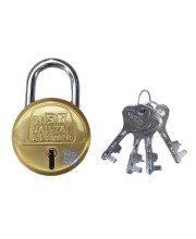 Hitech Sales Locks I HISTO NAU – TAL 6 Levers with 4 Keys I Durable and Secure Padlock for Main Door, Home, Office, and Outdoor | Brass Finish Hitech Sales Locks I HISTO NAU – TAL 6 Levers with 4 Keys I Durable and Secure Padlock for Main Door, Home, Office, and Outdoor | Brass Finish