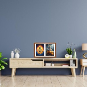 Agni deva and sri krishna Photo Frame - 17x21Inches - Spiritual Artwork for Home Decor, Puja Room and Office Decoration Agni deva and sri krishna Photo Frame - 17x21Inches - Spiritual Artwork for Home Decor, Puja Room and Office Decoration