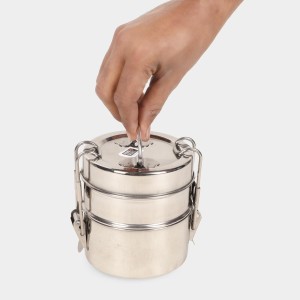 Stainless Steel Lunch Box 1 0 X 10 cm, 2 Containers Stainless Steel Lunch Box 1 0 X 10 cm, 2 Containers