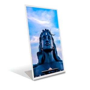 Car Desk/Table Top AdiyogiShiva Acrylic L-Style Photo Stand - 2.5x3.5 Inches, Compact And Stylish Spiritual Display (F6710) Car Desk/Table Top AdiyogiShiva Acrylic L-Style Photo Stand - 2.5x3.5 Inches, Compact And Stylish Spiritual Display (F6710)