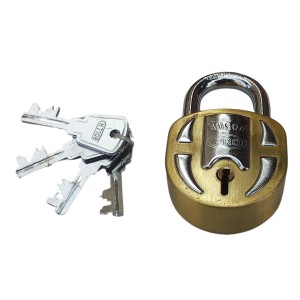 Hitech Sales Hardened Steel Padlock(HIT-Son Pro) Brass Body, and 4 Precision-Cut Keys – Heavy-Duty Lock for Home, Office, and Outdoor Use Hitech Sales Hardened Steel Padlock(HIT-Son Pro) Brass Body, and 4 Precision-Cut Keys – Heavy-Duty Lock for Home, Office, and Outdoor Use