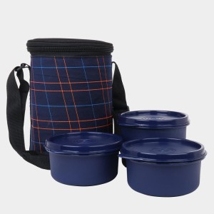 Steel Lunch Box, 3 Containers and 1 Bag 2.4 X 4.3 in (2), 3.4 X 4.3 in, 1Bag, 3 Containers Steel Lunch Box, 3 Containers and 1 Bag 2.4 X 4.3 in (2), 3.4 X 4.3 in, 1Bag, 3 Containers