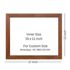 Lord vishnu and goddess mahalakshmi Photo Frame - 13x17Inches - Spiritual Artwork for Home Decor, Puja Room and Office Decoration