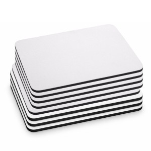 Mouse Pad, Blank White Sublimation Mouse Pad with Anti-Slip Natural Rubber Base, Smooth Surface for Office, Home & Gaming -Pack of 8 Mouse Pad, Blank White Sublimation Mouse Pad with Anti-Slip Natural Rubber Base, Smooth Surface for Office, Home & Gaming -Pack of 8