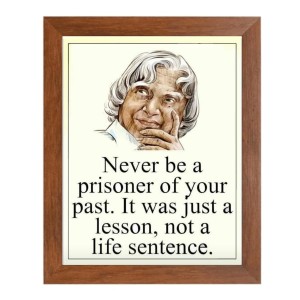 A P J Abdul Kalam & Famous Quote Brown Frame, 10x14InchesInspirational Wall Art for Office, Home DecorIdeal Spiritual Gift A P J Abdul Kalam & Famous Quote Brown Frame, 10x14InchesInspirational Wall Art for Office, Home DecorIdeal Spiritual Gift