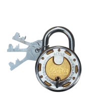 Hi Tech Sales (Dura) 7-Lever Brass Combination Padlock with Hardened Steel Shackle and 3 Keys for Home, Office, and Outdoor Security Hi Tech Sales (Dura) 7-Lever Brass Combination Padlock with Hardened Steel Shackle and 3 Keys for Home, Office, and Outdoor Security