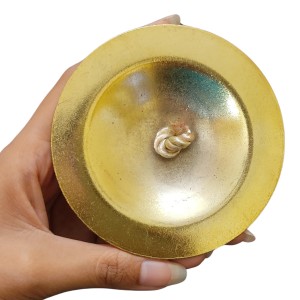 HiTechMart Handcrafted Brass Manjeera – 9cm Indian Classical Musical Instrument for Bhajan, Kirtan, Puja – Traditional Cymbals with Clear, Resonant Sound – 185gm Lightweight with Durable String HiTechMart Handcrafted Brass Manjeera – 9cm Indian Classical Musical Instrument for Bhajan, Kirtan, Puja – Traditional Cymbals with Clear, Resonant Sound – 185gm Lightweight with Durable String