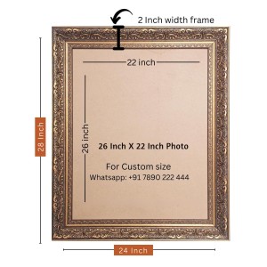 16X20 Inches Frame Big Photo Frame - 24x28 Inches for Home & Office Decoration 16X20 Inches Frame Big Photo Frame - 24x28 Inches for Home & Office Decoration