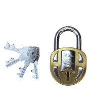 Hitech Sales Hardened Steel Padlock(HIT-Son Pro) Brass Body, and 4 Precision-Cut Keys – Heavy-Duty Lock for Home, Office, and Outdoor Use Hitech Sales Hardened Steel Padlock(HIT-Son Pro) Brass Body, and 4 Precision-Cut Keys – Heavy-Duty Lock for Home, Office, and Outdoor Use