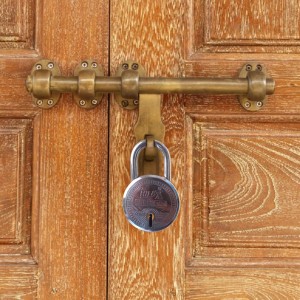 Hi Tech Sales Heavy Duty Steel Padlock with 3 Keys, Durable and 65mm Round Body Lock for Home, Office, and Security Use