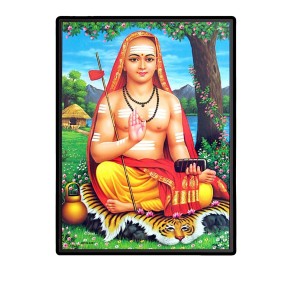 Adi Shankaracharya Laminated Photo - 5x7 Inches, Divine Blessings for Home & Office and Temple Decoration Adi Shankaracharya Laminated Photo - 5x7 Inches, Divine Blessings for Home & Office and Temple Decoration