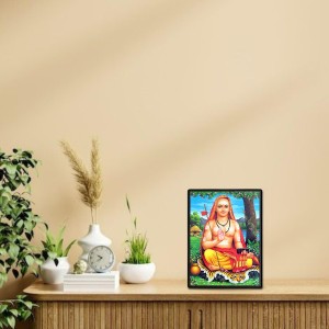 Adi Shankaracharya Laminated Photo - 5x7 Inches, Divine Blessings for Home & Office and Temple Decoration Adi Shankaracharya Laminated Photo - 5x7 Inches, Divine Blessings for Home & Office and Temple Decoration