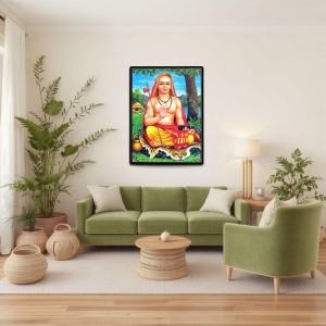 Adi Shankaracharya Laminated Photo - 5x7 Inches, Divine Blessings for Home & Office and Temple Decoration Adi Shankaracharya Laminated Photo - 5x7 Inches, Divine Blessings for Home & Office and Temple Decoration