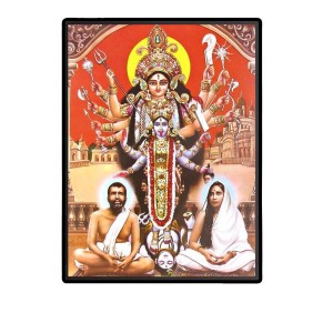 Kali Ma Ramakrishna Paramahansa and Sarada Ma Laminated Photo (9x11 Inches Without glass) Divine Blessings for Table and Walls,Home & Office and Temple Decoration Kali Ma Ramakrishna Paramahansa and Sarada Ma Laminated Photo (9x11 Inches Without glass) Divine Blessings for Table and Walls,Home & Office and Temple Decoration
