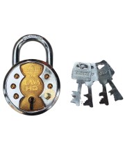 Hitech Sales Heavy-Duty Hardened Steel Padlock with 4 Keys, Brass Body (Lava HD) Durable Lock for Home, Office, and Outdoor Use Hitech Sales Heavy-Duty Hardened Steel Padlock with 4 Keys, Brass Body (Lava HD) Durable Lock for Home, Office, and Outdoor Use