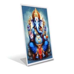 Car Desk/Table Top Lord Ganesh Acrylic L-Style Photo Stand - 2.5x3.5 Inches, Compact And Stylish Spiritual Display (F6732) Car Desk/Table Top Lord Ganesh Acrylic L-Style Photo Stand - 2.5x3.5 Inches, Compact And Stylish Spiritual Display (F6732)