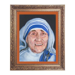 Mother Teresa Big Photo Frame - 20x24 Inches for Home & Office Decoration
