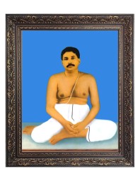 Sri Sri Anukul Thakur Big Photo Frame - 18x22 Inches for Home & Office Decoration