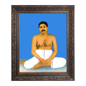 Sri Sri Anukul Thakur Big Photo Frame - 18x22 Inches for Home & Office Decoration