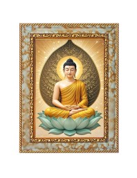 Buddhism Digital Print Photo 6.7x8.7 inches - Vibrant Religious Wall Art for Home or Office Decor.