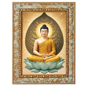 Buddhism Digital Print Photo 6.7x8.7 inches - Vibrant Religious Wall Art for Home or Office Decor.