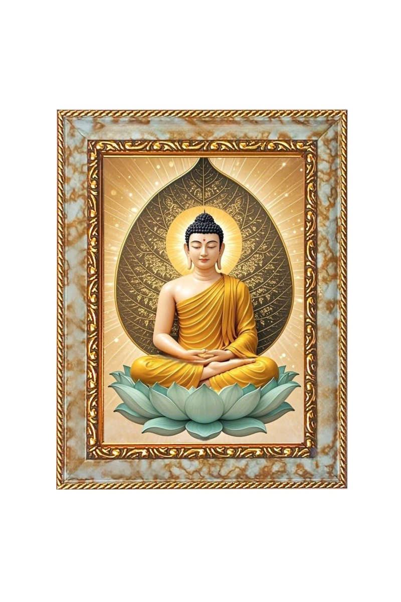 Buddhism Digital Print Photo 6.7x8.7 inches - Vibrant Religious Wall Art for Home or Office Decor.