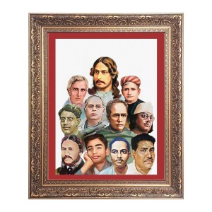 Best Authors Of Bengal Big Photo Frame - 20x24 Inches for Home & Office Decoration