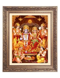 Ram Darbar Big Photo Frame - 16x20 Inches for Home & Office Decoration