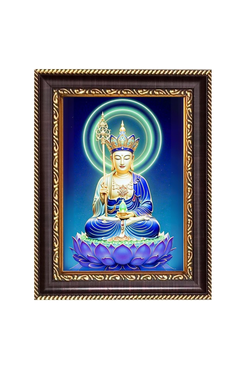 Buddhism Digital Print Photo 6.7x8.7 inches (I6090) - Vibrant Religious Wall Art for Home or Office Decor.