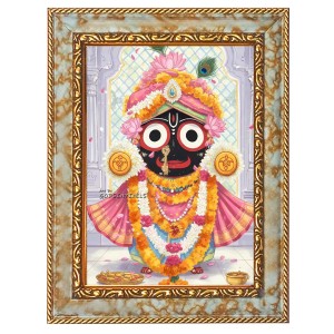 Jai Jagannath Digital Print Photo 12.7x14.7 inches (I6085) - Vibrant Religious Wall Art for Home or Office Decor.