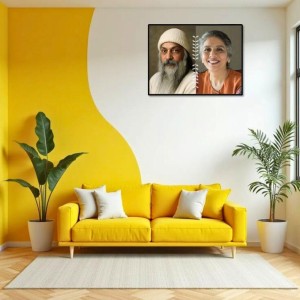 Acharya Rajneesh (Oshoo) &Maa Anand Sheela Laminated Photo - 7x9 Inches, Divine Blessings For Home & Office And Temple Decoration (F16177) Acharya Rajneesh (Oshoo) &Maa Anand Sheela Laminated Photo - 7x9 Inches, Divine Blessings For Home & Office And Temple Decoration (F16177)