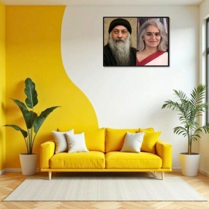 Acharya Rajneesh (Oshoo) &Maa Anand Sheela Laminated Photo - 7x9 Inches, Divine Blessings For Home & Office And Temple Decoration (F16329) Acharya Rajneesh (Oshoo) &Maa Anand Sheela Laminated Photo - 7x9 Inches, Divine Blessings For Home & Office And Temple Decoration (F16329)