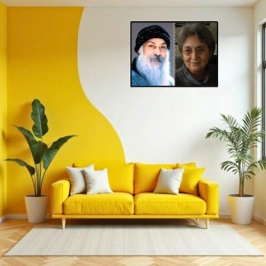 Acharya Rajneesh (Oshoo) &Maa Anand Sheela Laminated Photo - 7x9 Inches, Divine Blessings For Home & Office And Temple Decoration (F16331) Acharya Rajneesh (Oshoo) &Maa Anand Sheela Laminated Photo - 7x9 Inches, Divine Blessings For Home & Office And Temple Decoration (F16331)