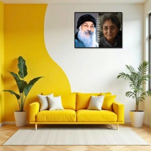 Acharya Rajneesh (Oshoo) &Maa Anand Sheela Laminated Photo - 7x9 Inches, Divine Blessings For Home & Office And Temple Decoration (F16176) Acharya Rajneesh (Oshoo) &Maa Anand Sheela Laminated Photo - 7x9 Inches, Divine Blessings For Home & Office And Temple Decoration (F16176)