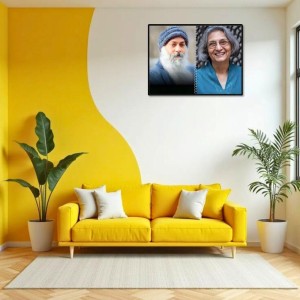 Acharya Rajneesh (Oshoo) &Maa Anand Sheela Laminated Photo - 7x9 Inches, Divine Blessings For Home & Office And Temple Decoration (F16330) Acharya Rajneesh (Oshoo) &Maa Anand Sheela Laminated Photo - 7x9 Inches, Divine Blessings For Home & Office And Temple Decoration (F16330)